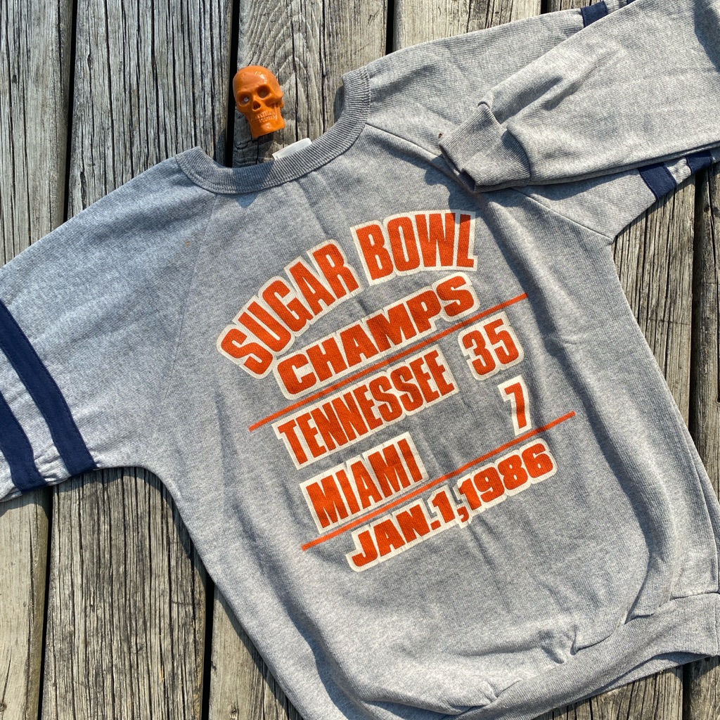1988 Tennessee Football Sugar Bowl Champs Sweatshirt Sz M